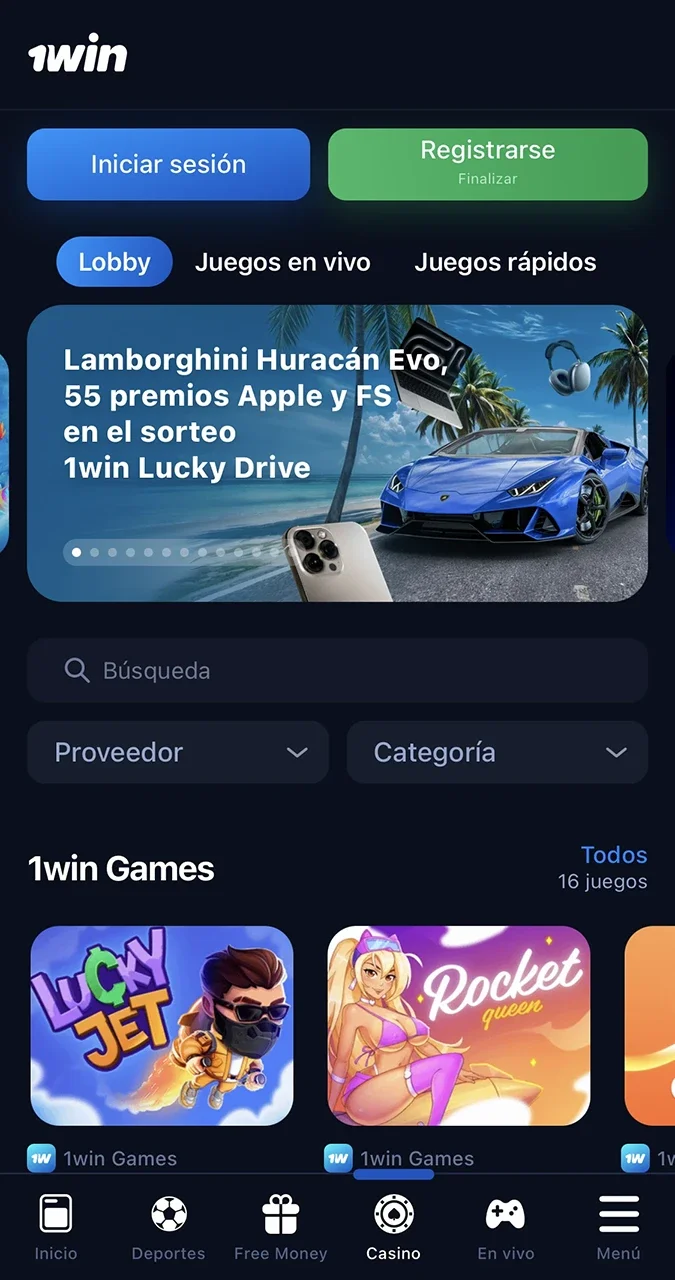 Tragaperras populares del casino 1win.