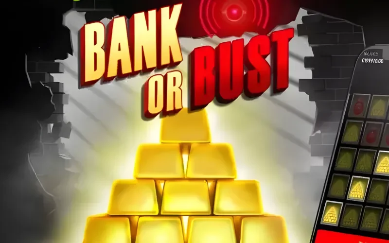 Atrévete a abrir la bóveda en Bank or Bust en 1win.