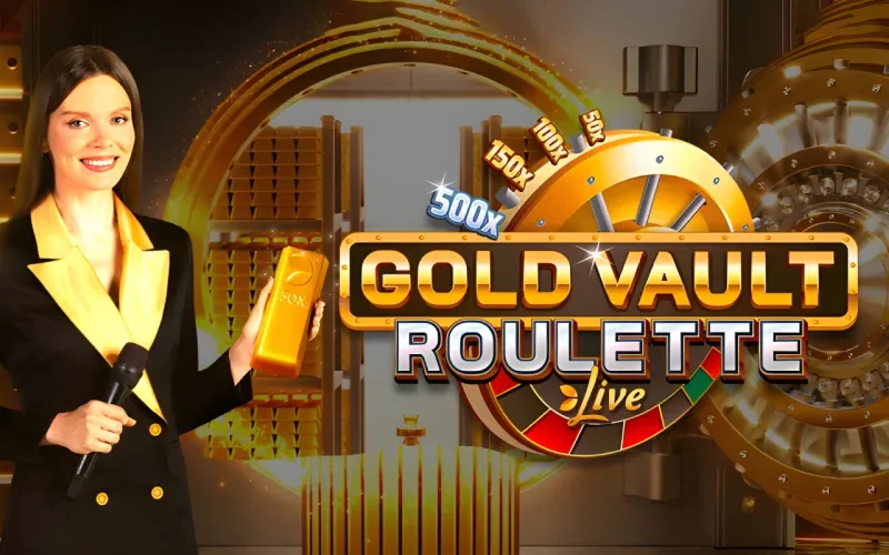 Desbloquea el poder del oro en Gold Vault Roulette en 1win.