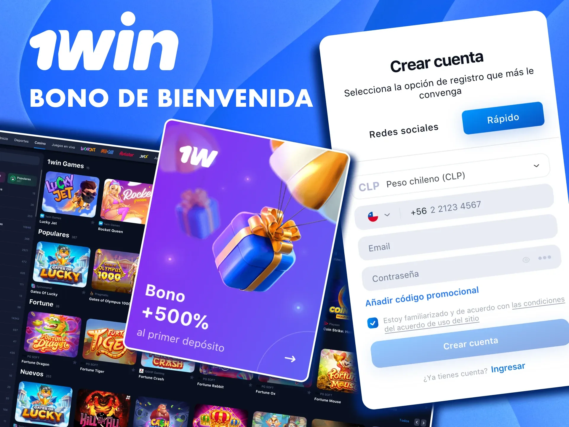 Disfruta de un bono progresivo en 1win con recompensas en cada recarga.