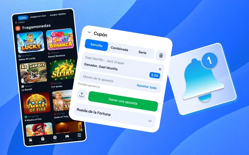 No te pierdas ninguna oportunidad con notificaciones en tiempo real en 1win.