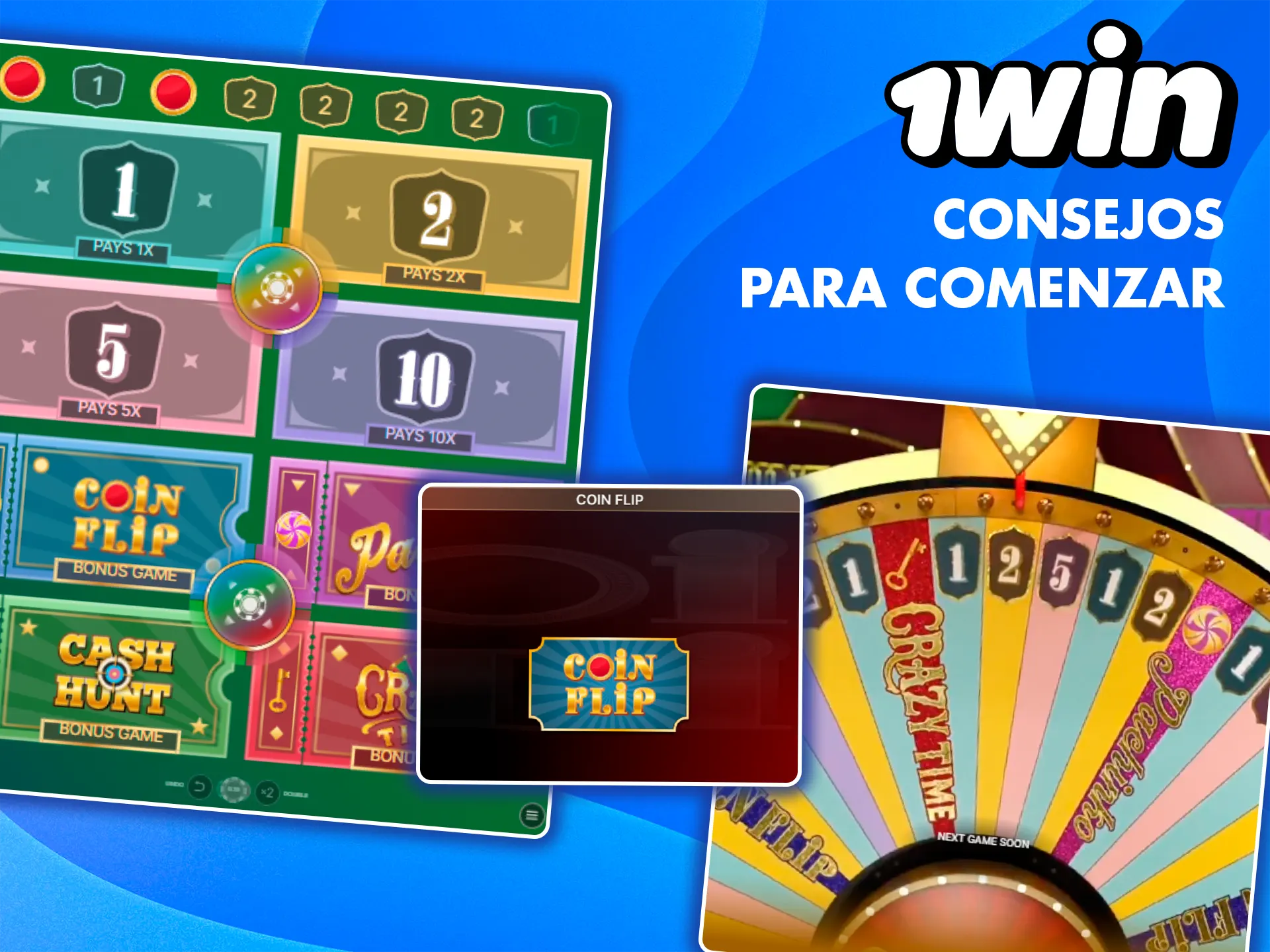 Descubre todos los secretos del emocionante juego Crazy Time de 1win.