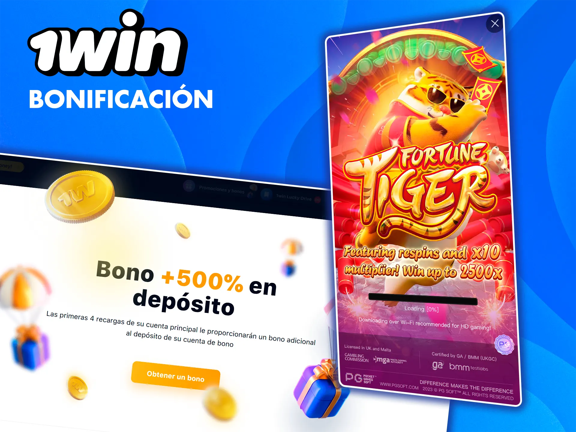 Consigue un impulso en el juego Fortune Tiger utilizando los bonos de 1win.