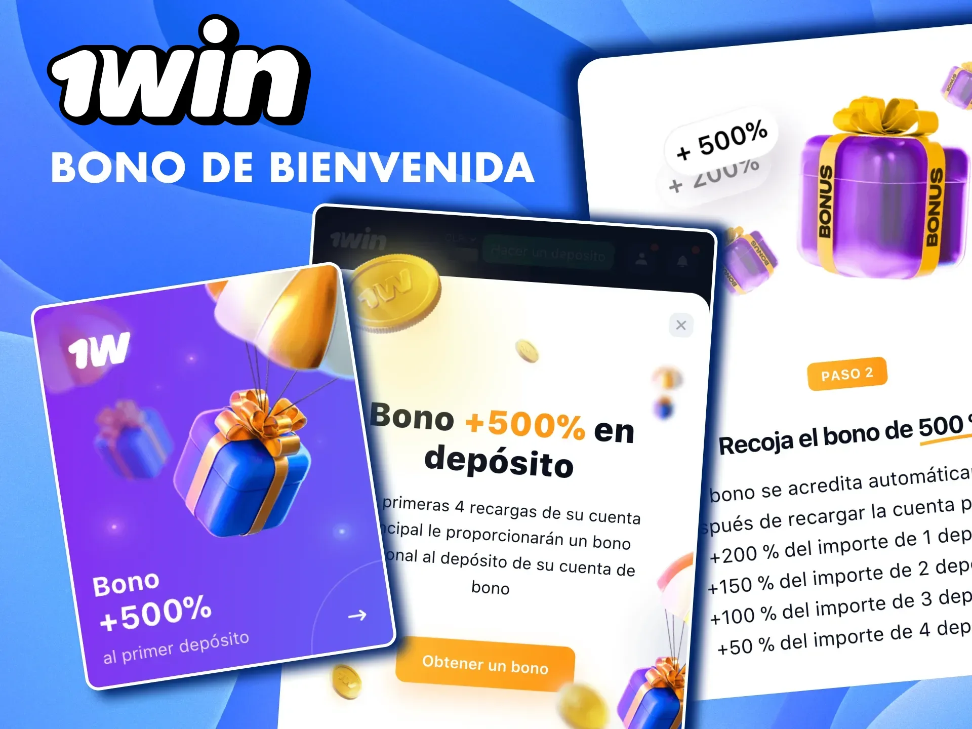 Obtén hasta 500% extra en tu primer depósito en 1Win y maximiza tu saldo.