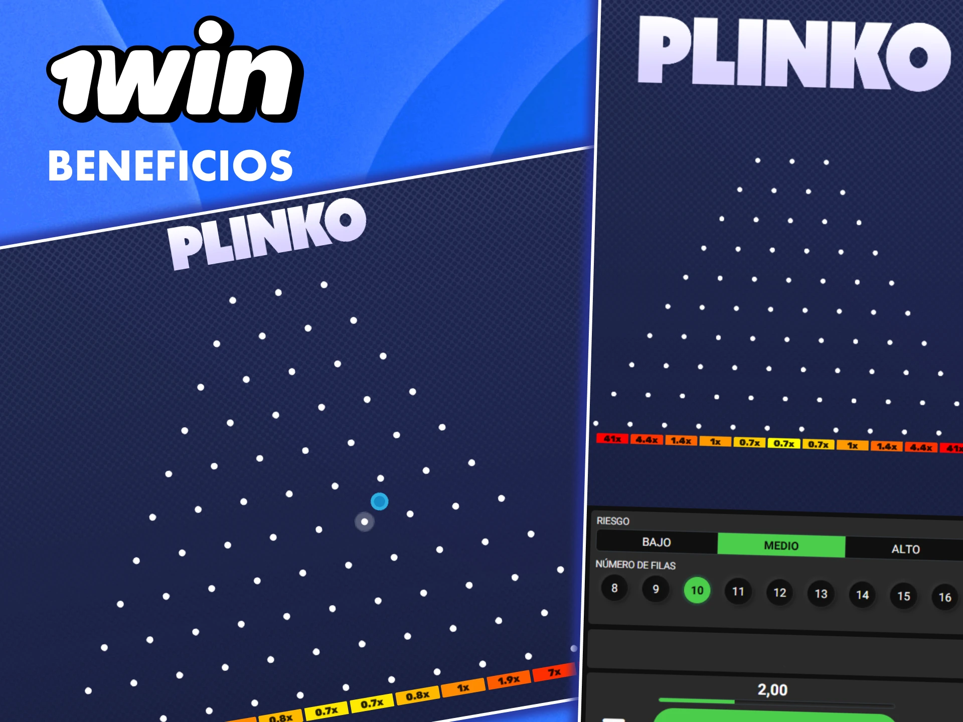 Descubre las ventajas de Plinko en 1win.