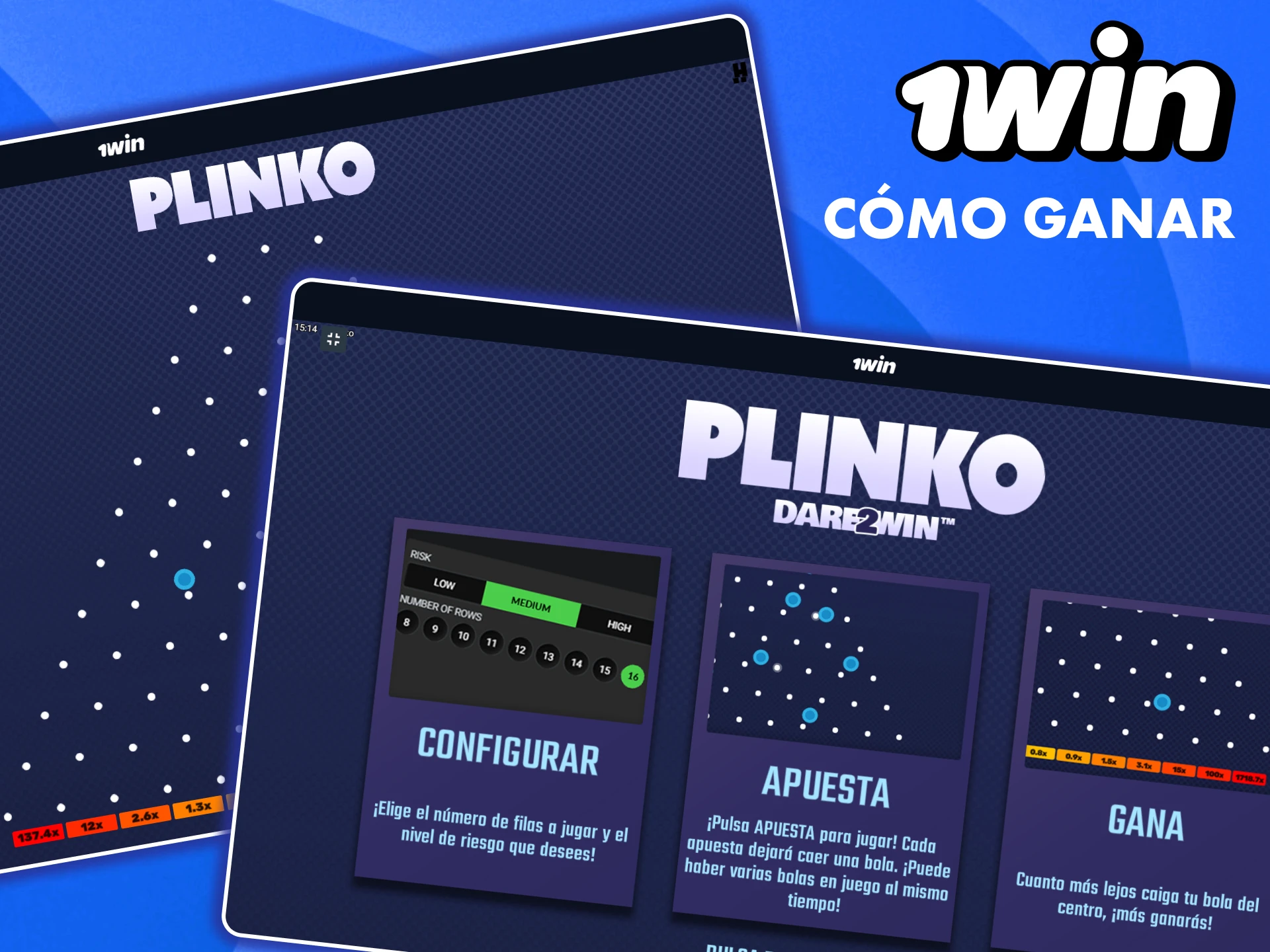 Descubre cómo ganar en Plinko en 1win.