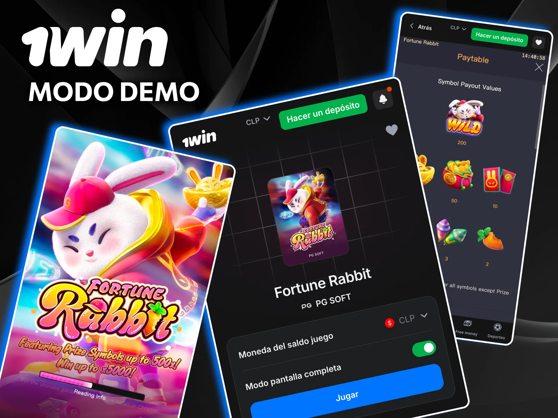 Fortune Rabbit demo permite practicar apuestas y bonos en 1win.